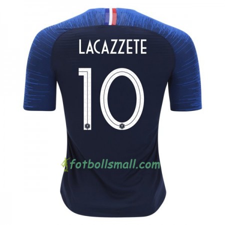 Frankrike Fotbollströjor Lacazzete 10 VM 2018 Hemma tröja